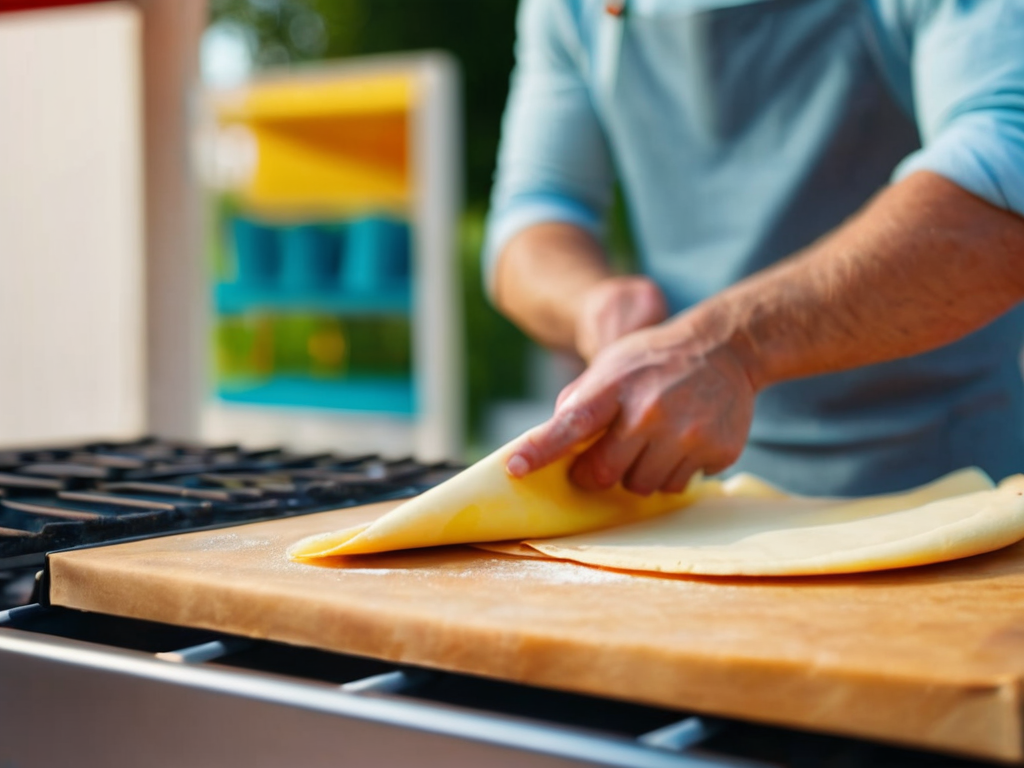 キッチンカーの「もちもち」クレープ生地、成功への道筋